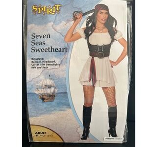 Ladies Pirate Costume Size Large